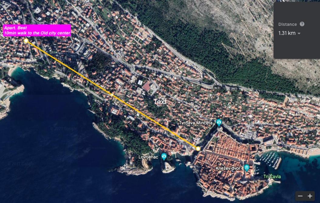 Spacious 4 Bedroom Dubrovnik Apartment Kültér fotó